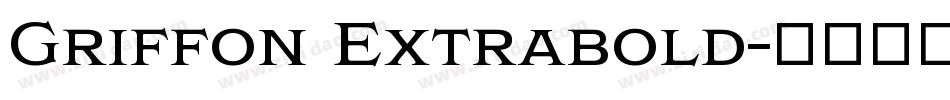 Griffon Extrabold字体转换